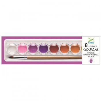 8 Pink Colour Palette - Djeco
