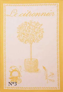 Coucke tea towel - Le Citronnier