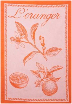 Coucke tea towel - L'Oranger
