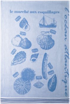Coucke tea towel - Marche Aux Coquillages