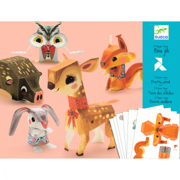 Paper Toys pretty wood