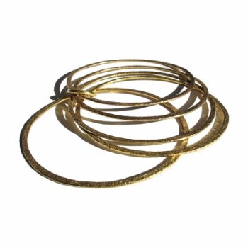 Mirabelle Doris brass bangle