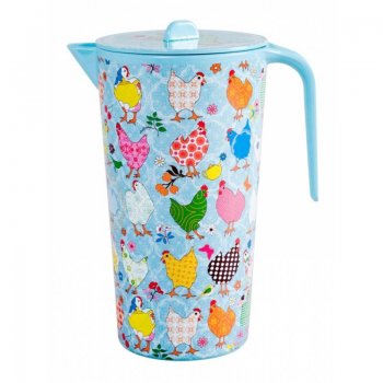 Melamine Jug - Hen print