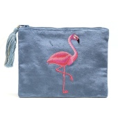 Velvet Flamingo purse