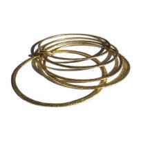 Mirabelle Doris brass bangle
