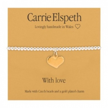 Carrie Elspeth ''With Love'' sentiment bracelet