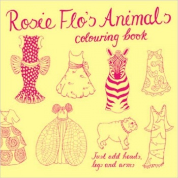 Rosie Flo animals colouring book