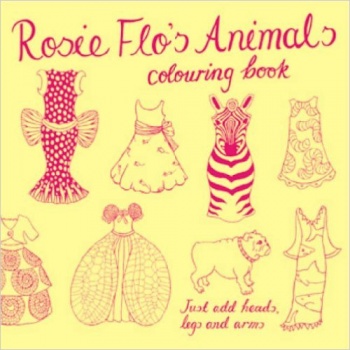 Rosie Flo animals colouring book