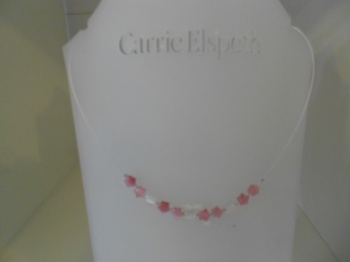 Carrie Elspeth Pink Star Necklet