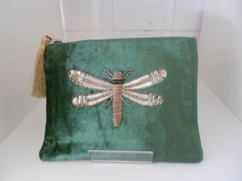 Velvet Dragonfly Purse