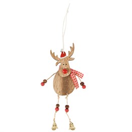 Reindeer Wooden Hanging Decoration