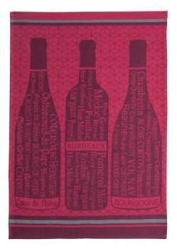 Coucke Tea Towel Bouteilles de vin