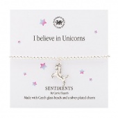 Carrie Elspeth Unicorn Sentiment Bracelet