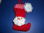 Santa mini stocking hanging decoration