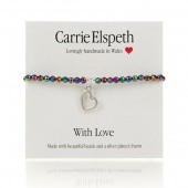 Carrie Elspeth With Love sentiment bracelet