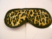 Leopard print sleep mask