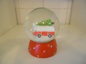 Christmas camper van Snowglobe