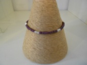 Carrie Elspeth Purple Bead Bracelet