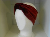 Burgundy Velvet Headband